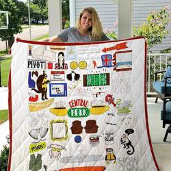 Friend Etsy Icon Quilt Blanket 01 and Home Decor