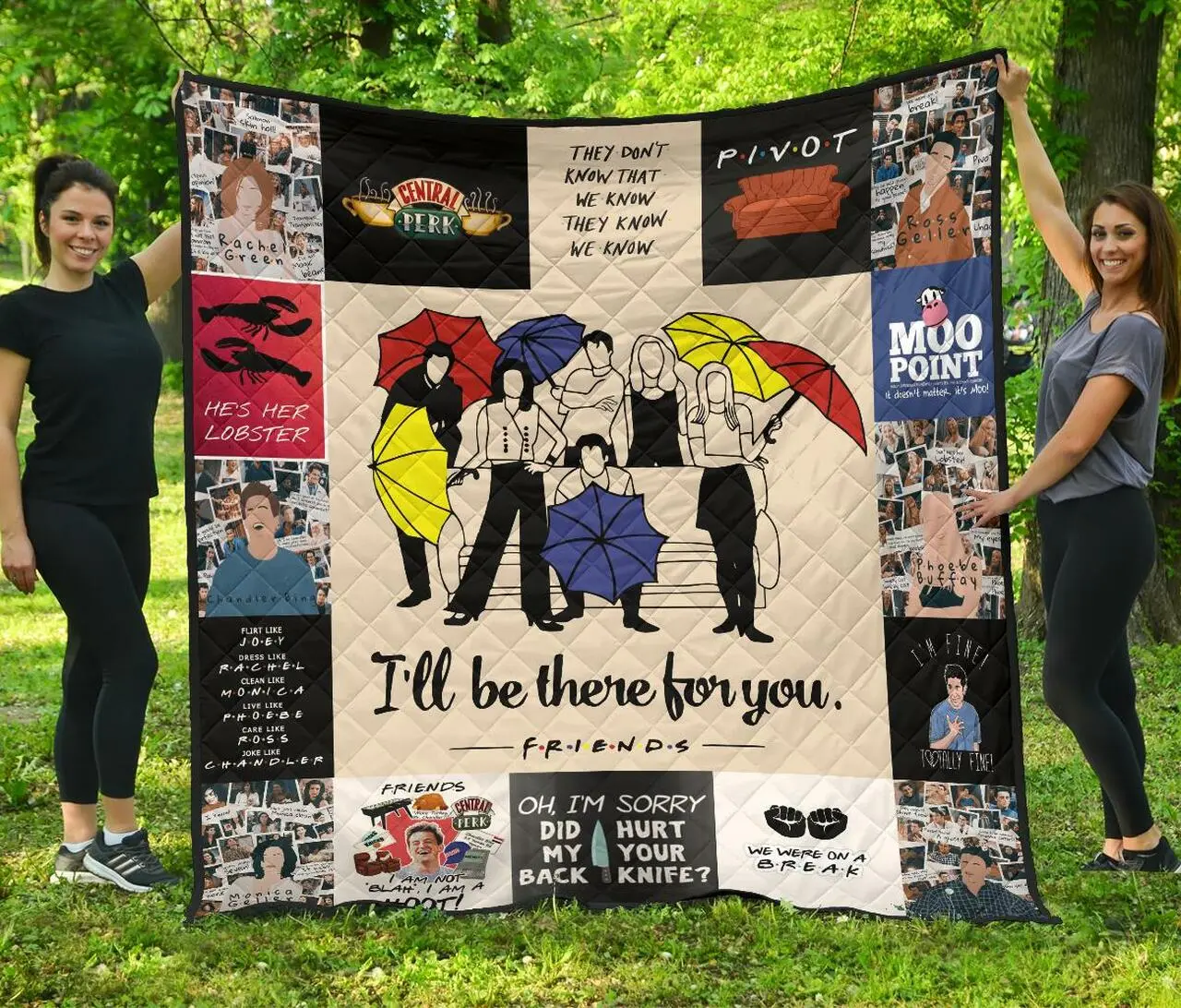 Friends Premium Quilt Home Decor Quilt and Home Decor