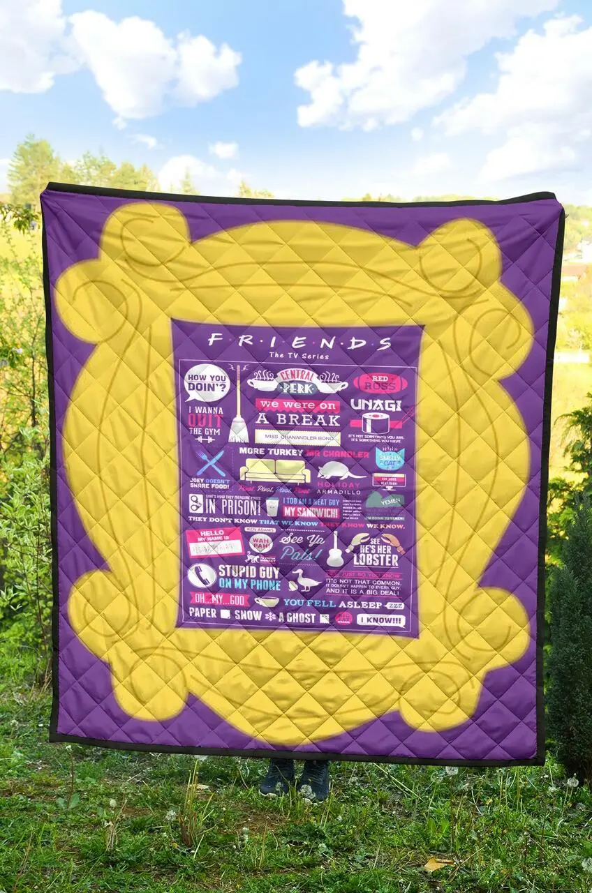 Friends Premium Quilt Quilt and Home Decor
