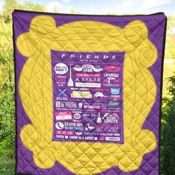 Friends Premium Quilt  Quilt and Home Decor