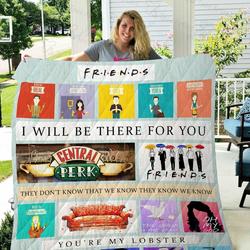 Friends Quilt Blanket 02329 and Home Decor