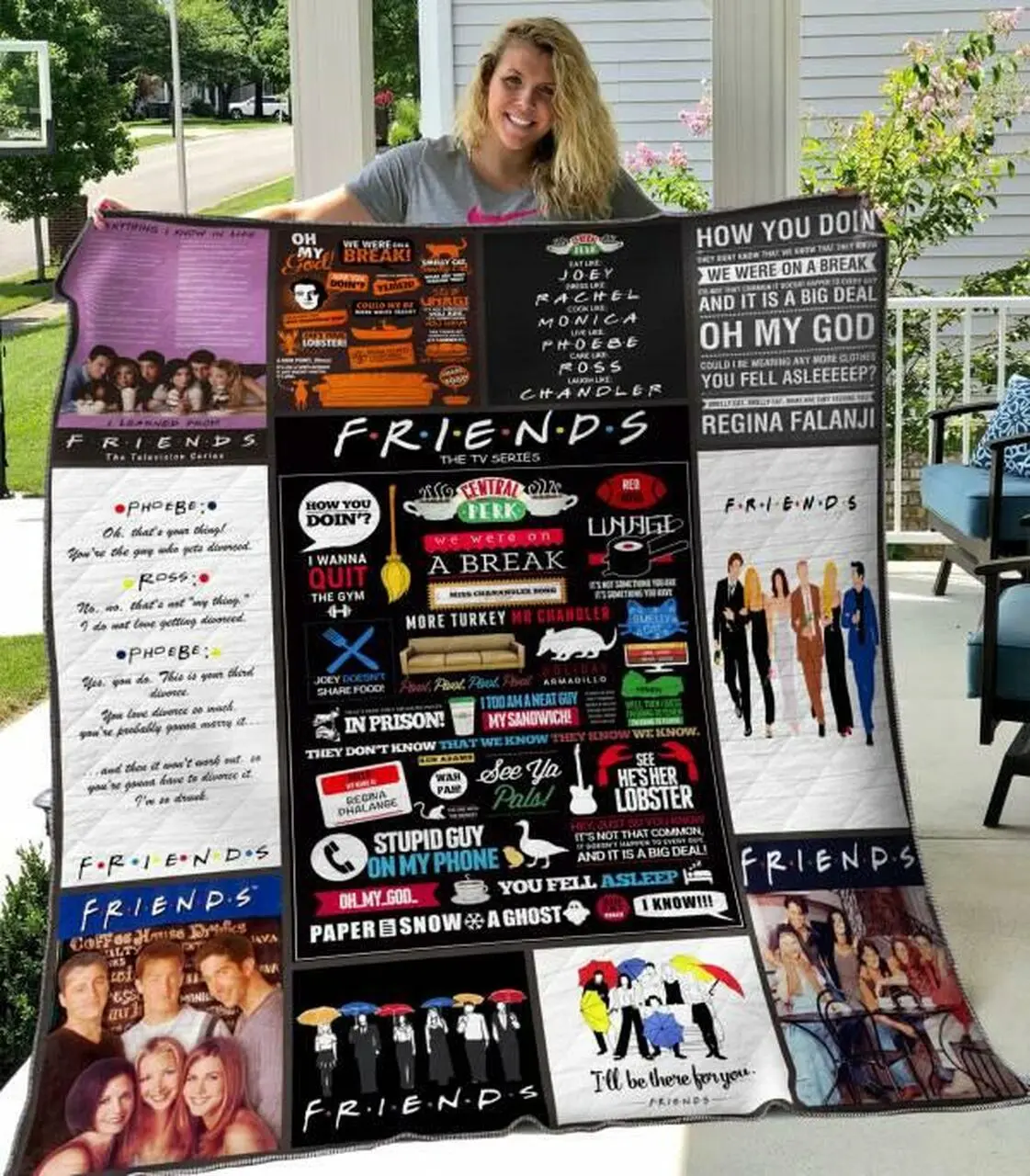 Friends Quilt Blanket Hvt120606 Quilt and Home Decor