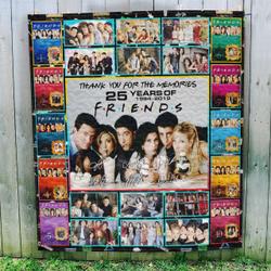 Friends Thank You For The Memories Quilt Blanket Quilt Blanket and Home Decor