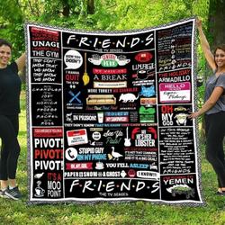 Friends Tv Show HVT1309103 Quilt Blanket and Home Decor