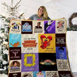 Friends Tv Show Quilt Blanket 02116 and Home Decor