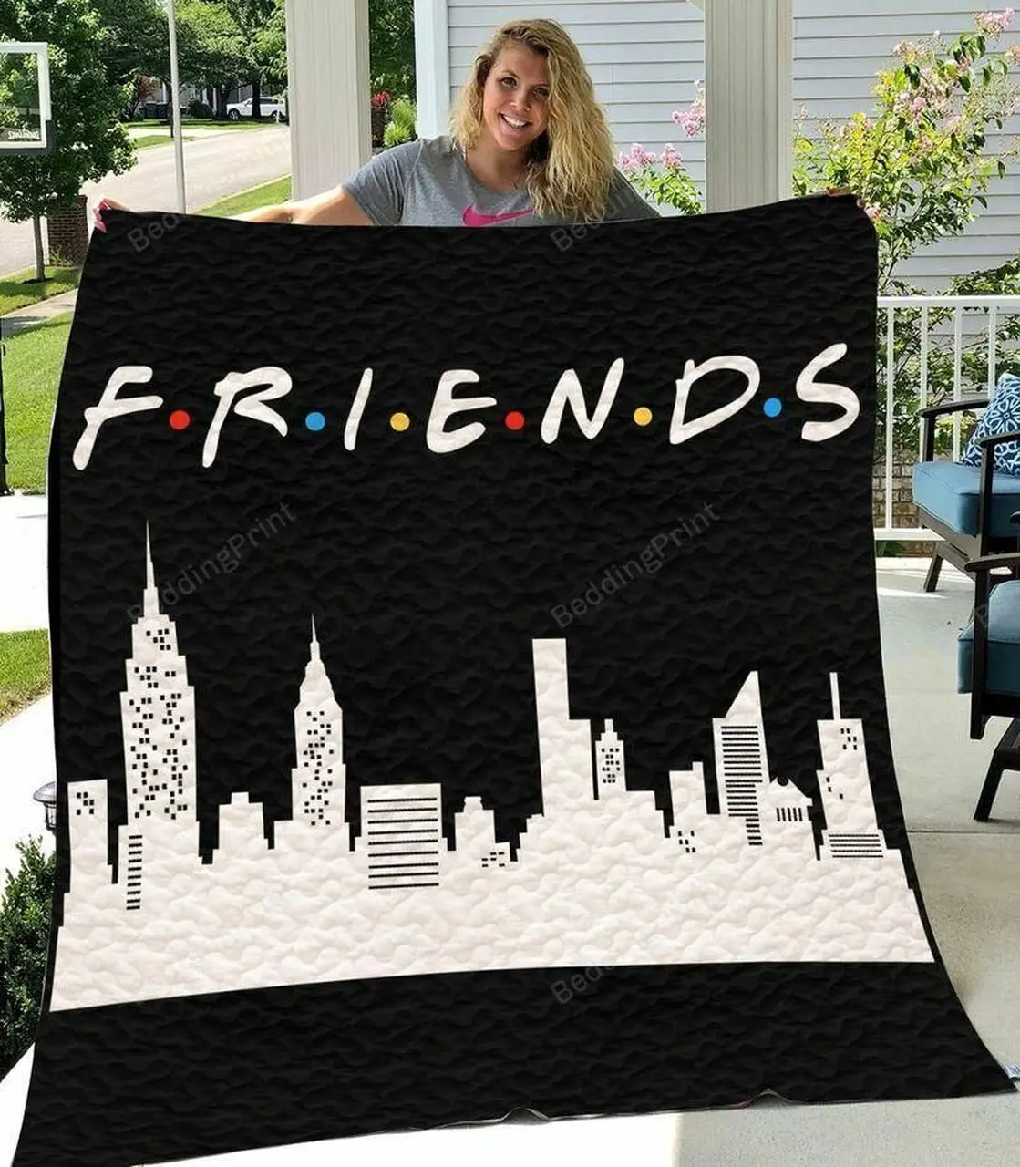 Friends Tv Show Ver4 Quilt Blanket All Season Plus Size Quilt Blanket and Home Decor
