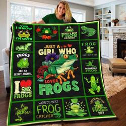 Frog Bbb1710220Mh Quilt Blanket and Home Decor