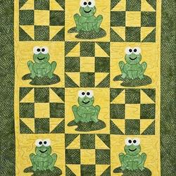 Frog Cl070615 Quilt Blanket and Home Decor