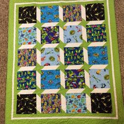 Frogs And Stars Quilt Blanket Dhc3101219Lt and Home Decor