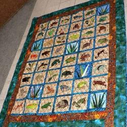 Frogs And Toads And Turtles Cla1810284Q Quilt Blanket and Home Decor