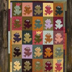 Frogs Clm0910088 Quilt Blanket and Home Decor