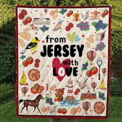 From Jersey Cl14100217Mdq Quilt Blanket and Home Decor