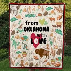 From Oklahoma Cl14100218Mdq Quilt Blanket and Home Decor