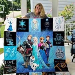 Frozen Blanket HA0910 Quilt and Home Decor