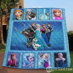 Frozen Quilt Blanket Vq06  Quilt and Home Decor