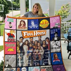 Full House Tv Show Quilt Blanket 01 and Home Decor