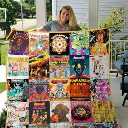 Funkadelic Quilt Blanket For Fans Ver 25 and Home Decor