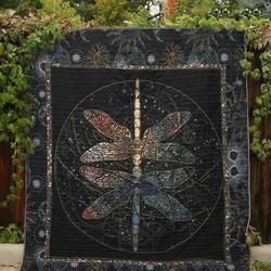 Galaxy Dragonfly Hur Quilt Cysicf and Home Decor