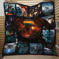 Game Of Thrones Fight Thrones Quilt Blanket and Home Decor