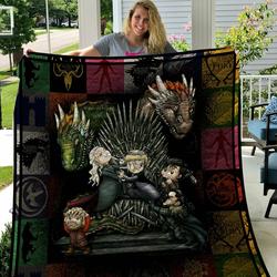 Game Of Thrones Fight Thrones Quilt and Home Decor