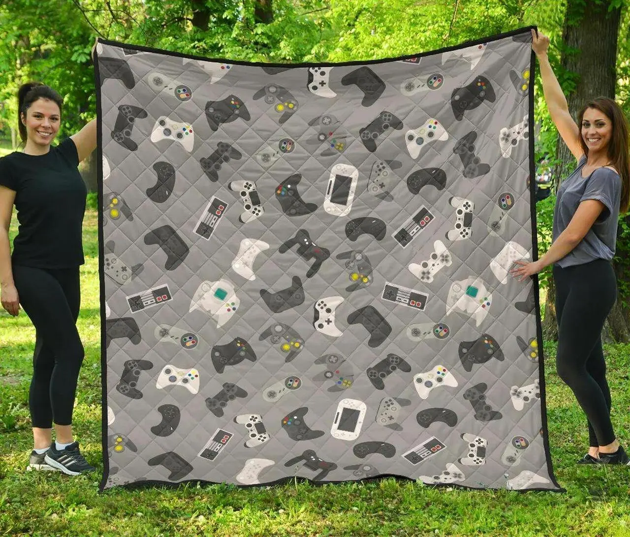 Gaming Joystick Cl12100302Mdq Quilt Blanket and Home Decor