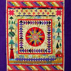 Garden Court Compass Clp0107057 Quilt And Blanket and Home Decor