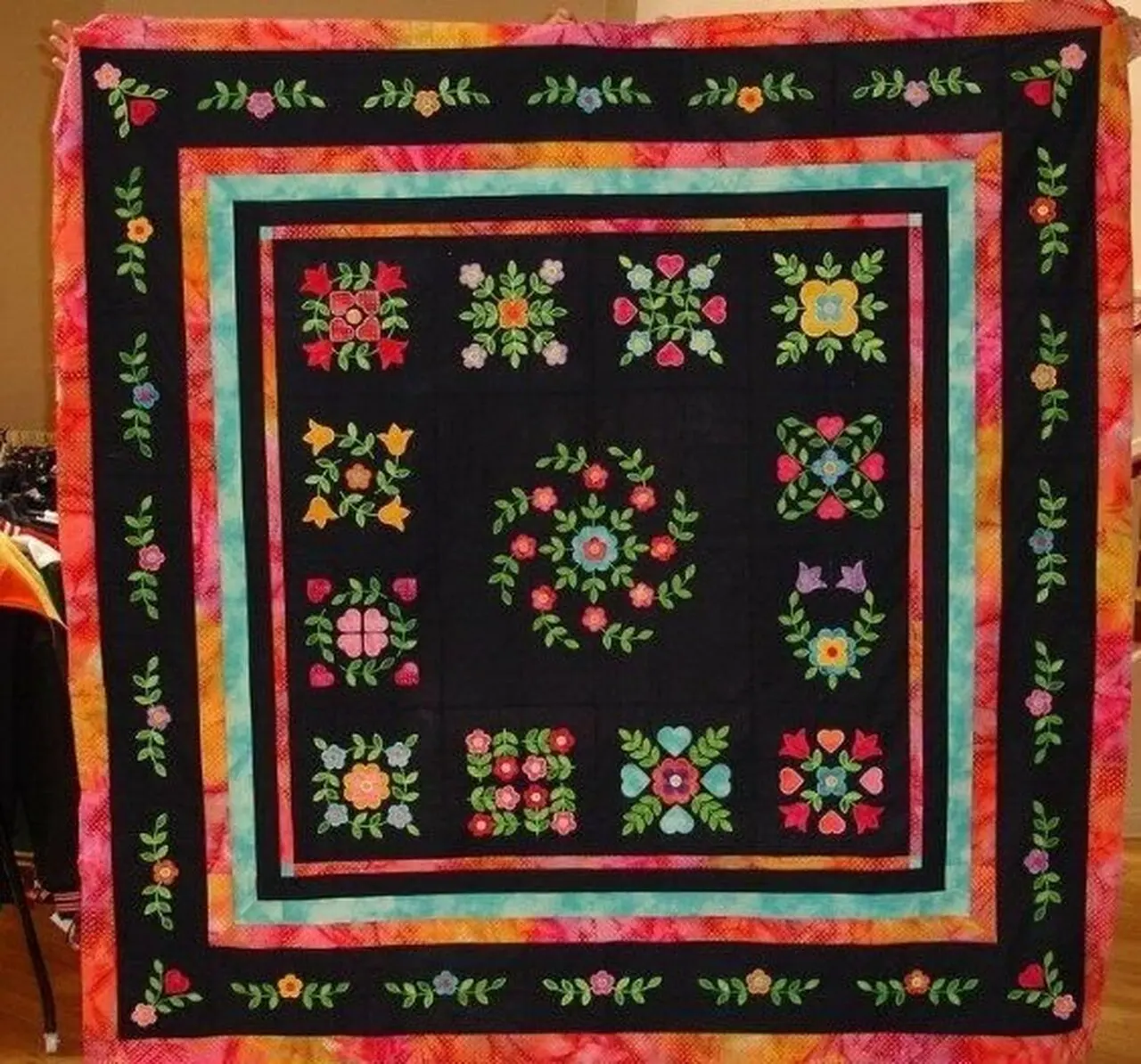 Garden Glory Cla2210255Q Quilt Blanket and Home Decor