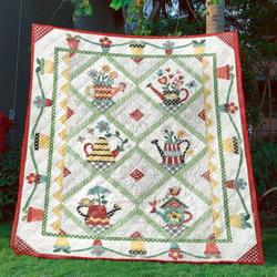 Gardening Is Dirt Therapy Quilt Blanket Bn14  Quilt and Home Decor