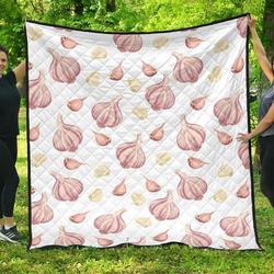 Garlic Pattern DHCDHC DT1910 Quilt Blanket and Home Decor