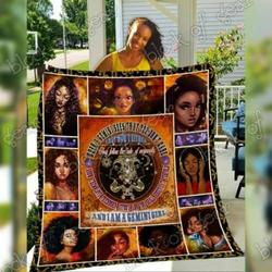 Gemini Black Girl Cl19100355Mdq Quilt Blanket and Home Decor