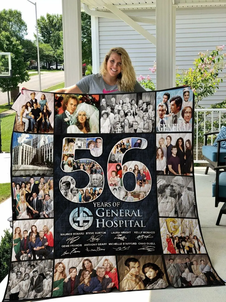 General Hospital Quilt Blanket and Home Decor