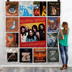 Gentle Giant Live Albums Quilt Blanket New Arrival and Home Decor