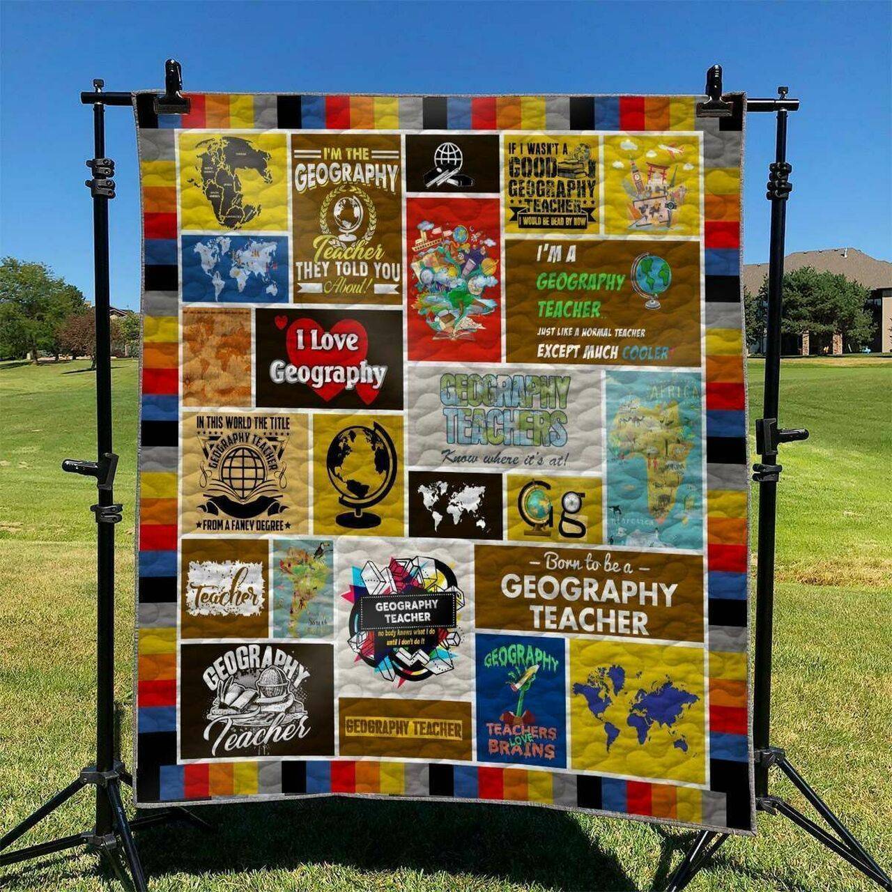 Geography Teacher DHCKL0909 Quilt Blanket and Home Decor