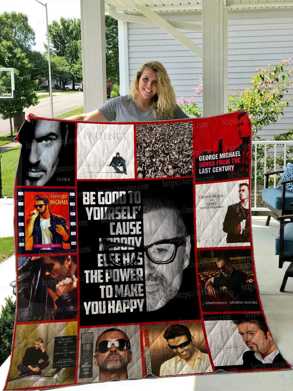 George Michael Quilt Blanket 02 and Home Decor