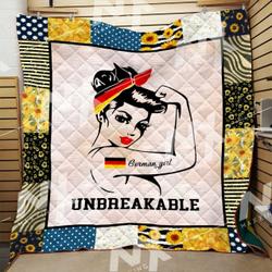 German Girl Quilt Blanket Dhc0910281Vt and Home Decor