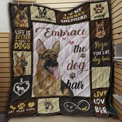 German Lets Me Love Quilt Blanket Dhc09121847Dd and Home Decor