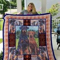 German Pinscher Quilt Blanket Luk4A4 Dhc0301857Dd and Home Decor