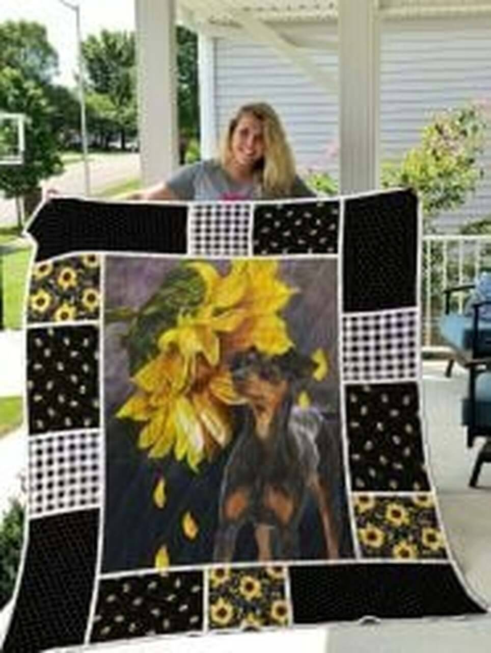 German Pinscher Quilt Blanket Lukza9 Dhc0301703Dd and Home Decor