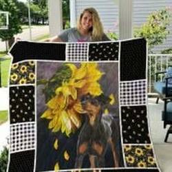German Pinscher Quilt Blanket Lukza9 Dhc0301703Dd and Home Decor