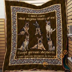 German Shepherd 09 Blanket TH10072019 Quilt and Home Decor