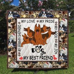 German Shepherd Clp270635 Quilt Blanket and Home Decor