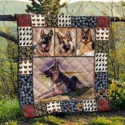 German Shepherd Dog Pets Blanket TH1807 Quilt and Home Decor