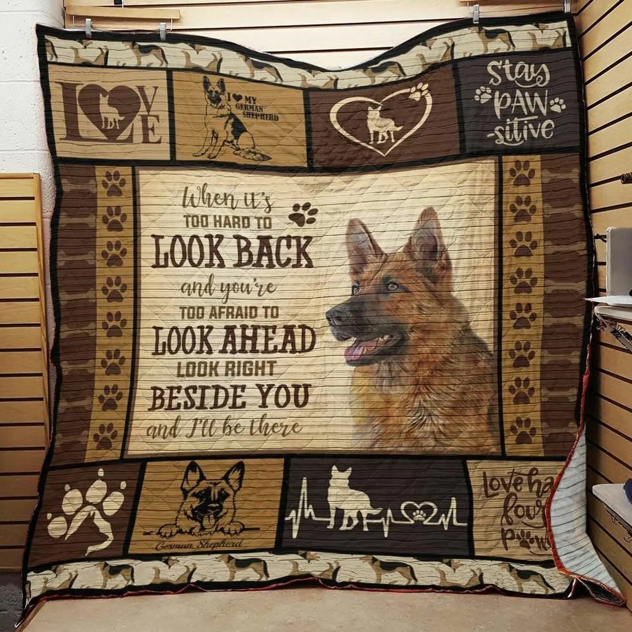 German Shepherd Dog Quilt Blanket ABC07113857 and Home Decor