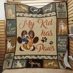 German Shepherd Dog Quilt Hn060806  Quilt and Home Decor