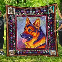 German Shepherd My Hero Is You Quilt Blanket Dhc0201201233Td and Home Decor