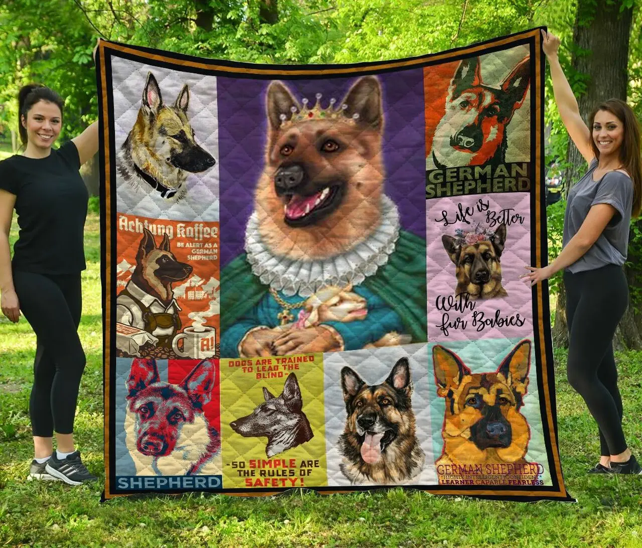 German Shepherd Quilt Blanket Dhc1301511Vt and Home Decor