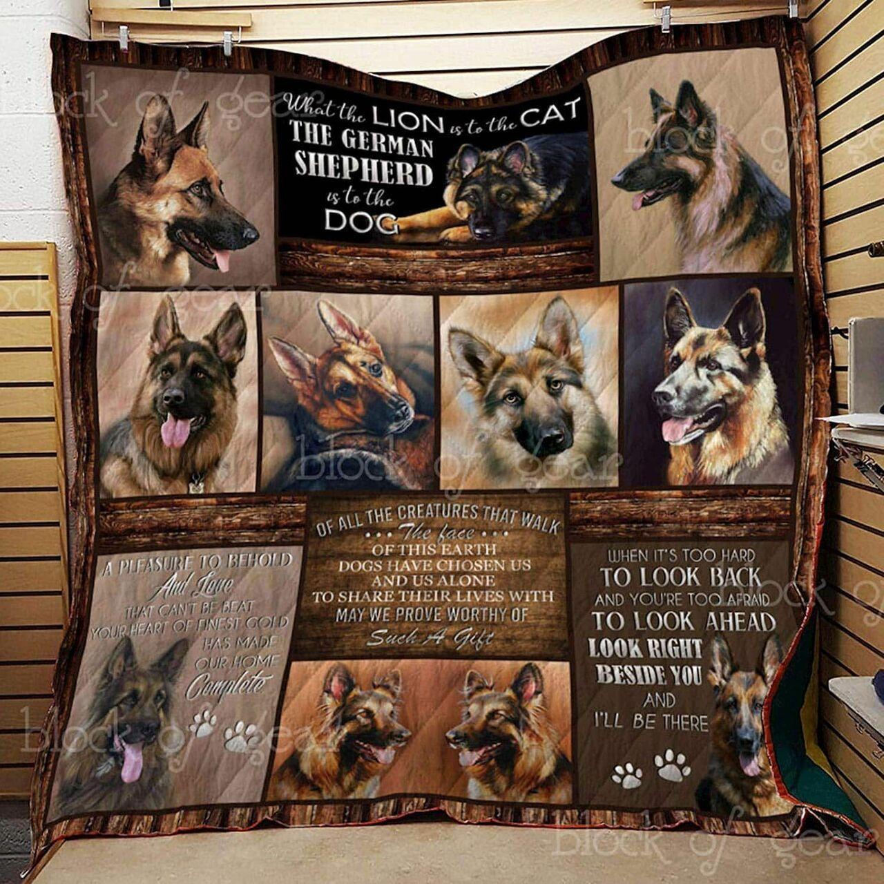German Shepherd Quilt Blanket DHC13122840VT and Home Decor