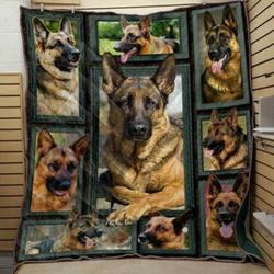 German Shepherd The Strong Boy Quilt Blanket Dhc020120250Td and Home Decor