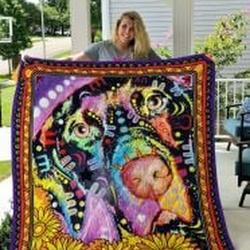 German Shorthaired Pointer Quilt Blanket Luk8Vo Dhc0301801Dd and Home Decor