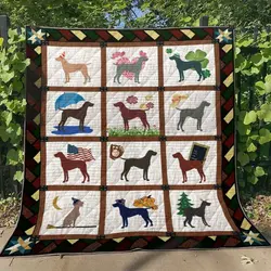 German Shorthaired Pointer Tl300513 Quilt Blanket and Home Decor